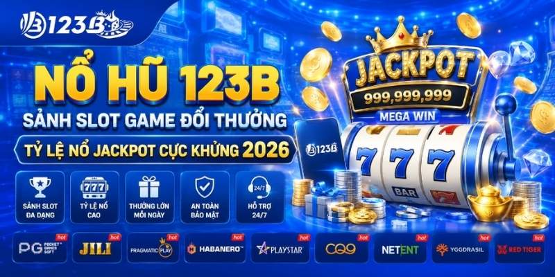 Nổ Hũ 123B - Sảnh Slot Game Đổi Thưởng Tỷ Lệ Nổ Jackpot Cực Khủng 